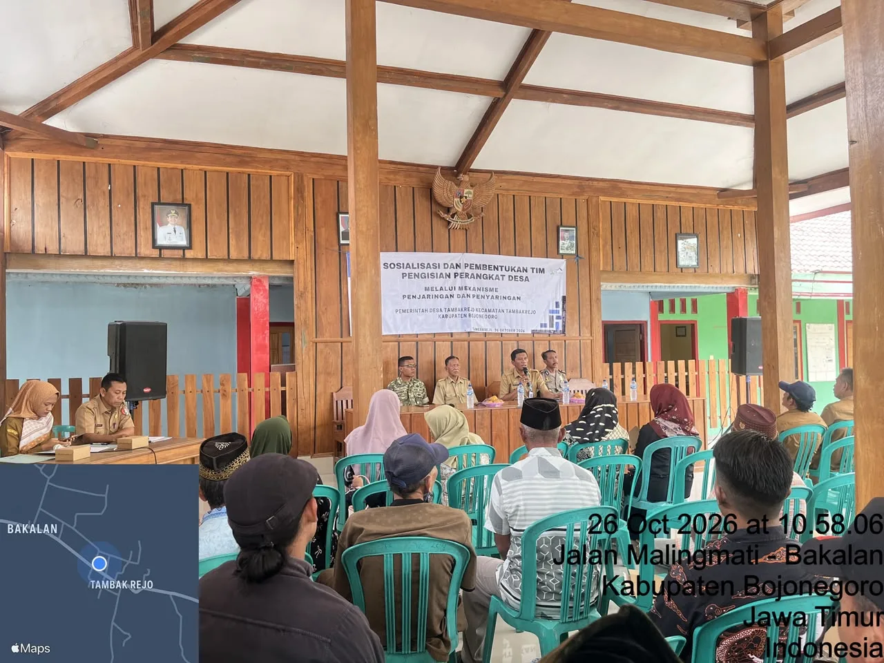 SOSIALISASI PEMBENTUKAN TIM PENGISIAN PERANGKAT DESA TAMBAKREJO (2)