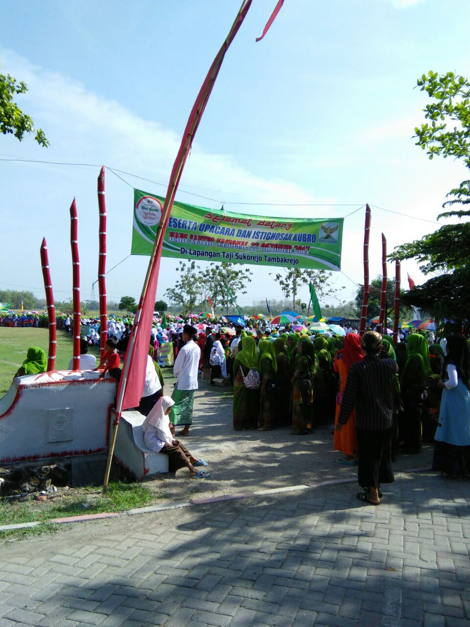 PERINGATAN HARI SANTRI DI KECAMATAN TAMBAKREJO