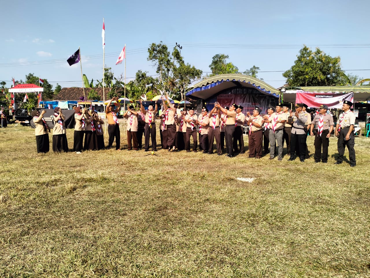 PELAKSANAAN KEGIATAN JAMBORE PRAMUKA KEC. TAMBAKREJO