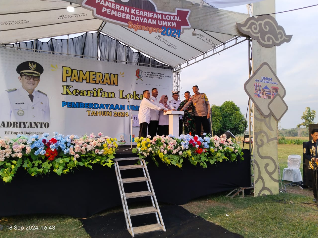Pameran Kearifan Lokal Pemberdayaan UMKM Tahun 2024 di Kecamatan Tambakrejo
