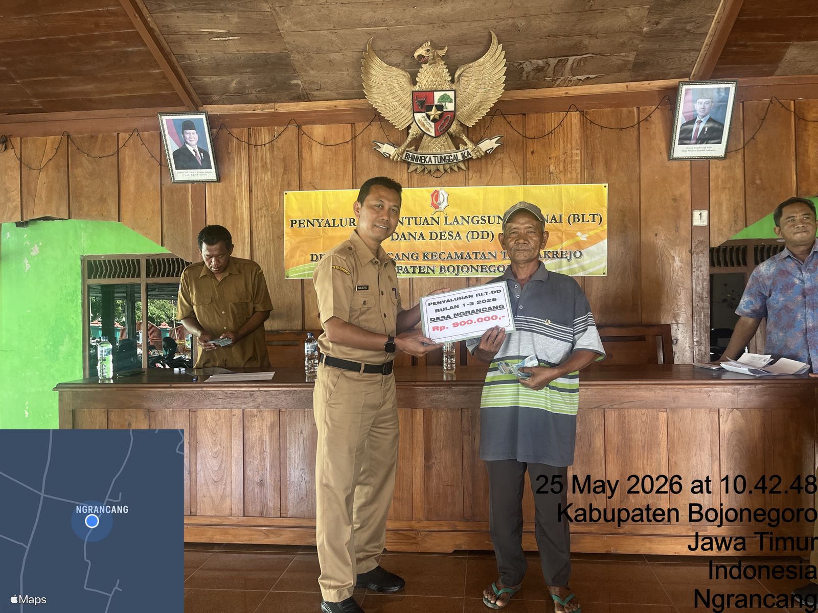 Penyaluran BLT DD Desa Ngrancang Kecamatan Tambakrejo