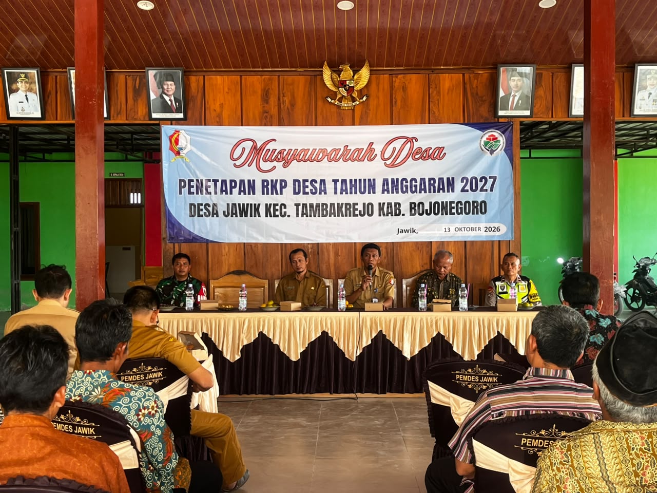 Musdes penetapan RKPDesa Tahun anggaran 2027 desa Jawik
