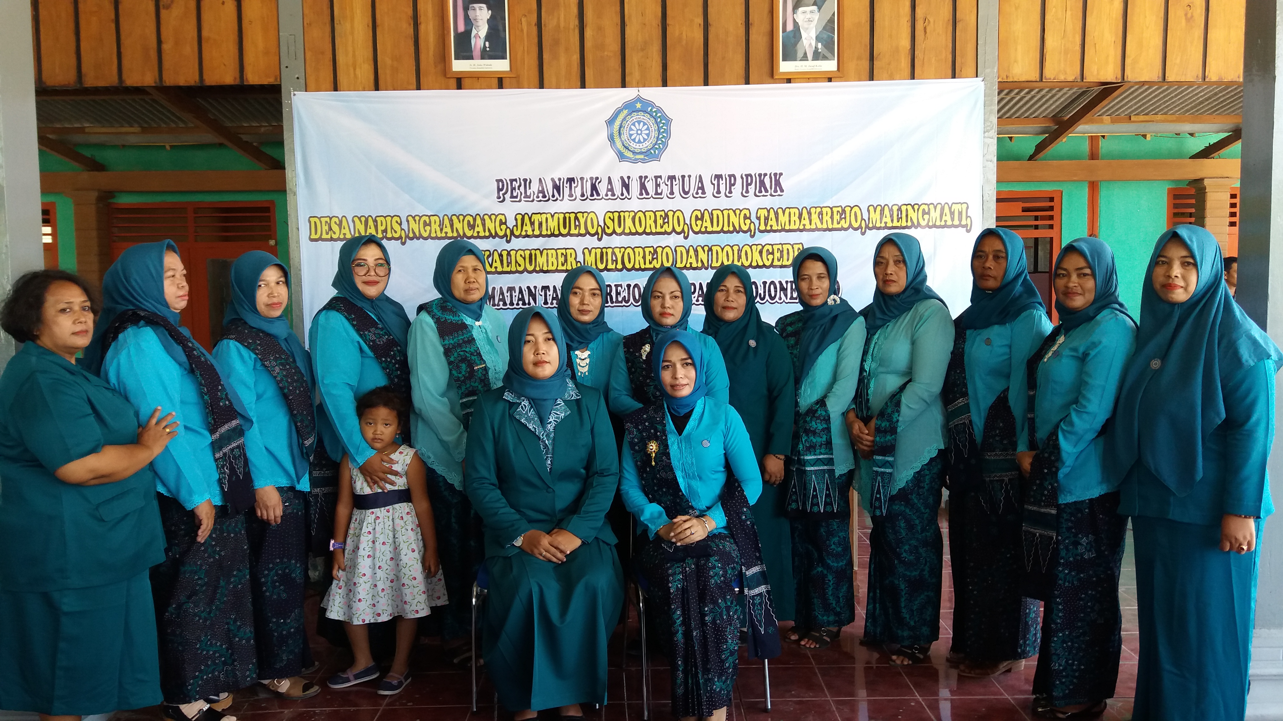 Pelantikan Ketua TP PKK Desa oleh Ketua TP PKK Kec