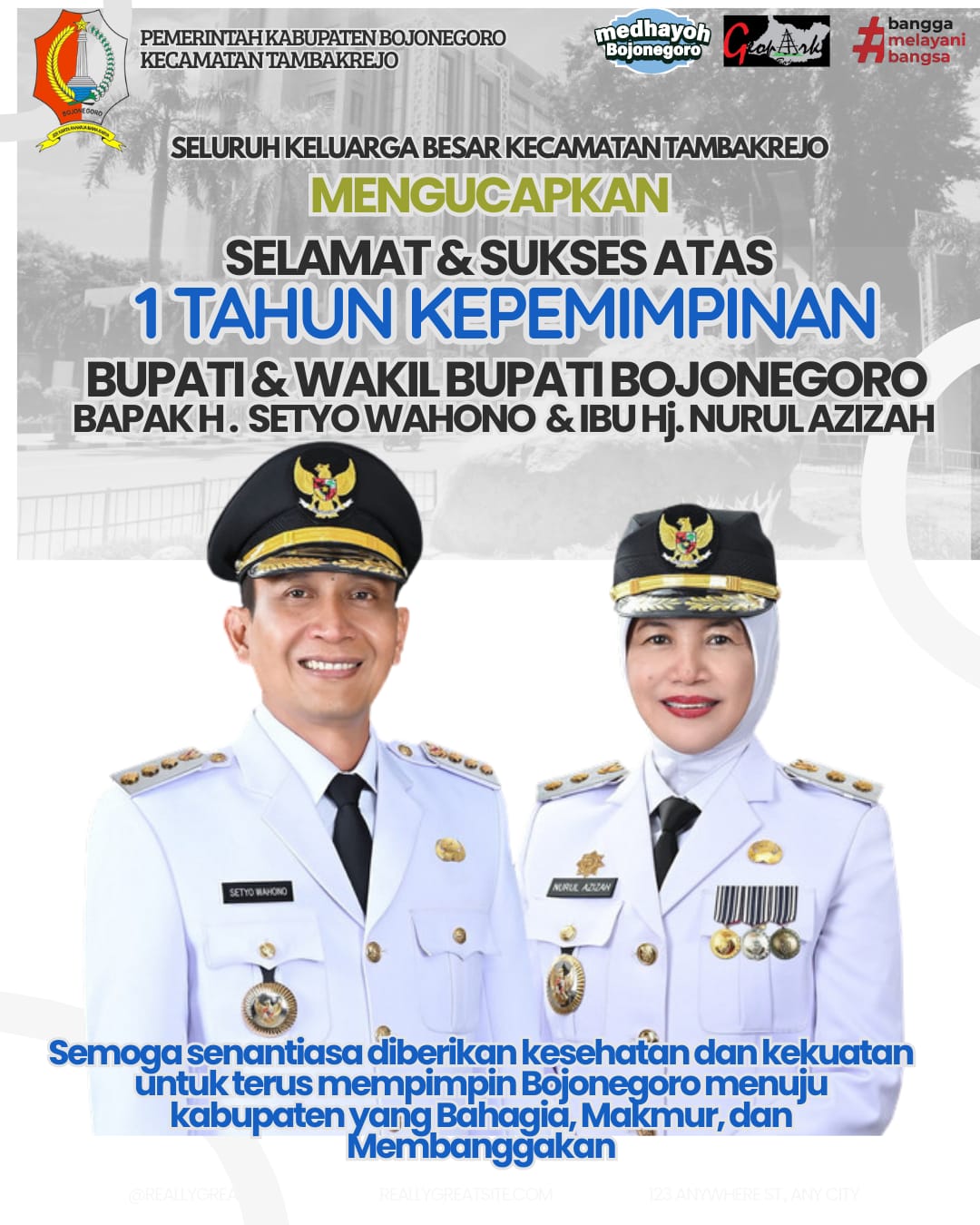 1 Tahun Kepemimpinan Bupati - Wabup Bojonegoro