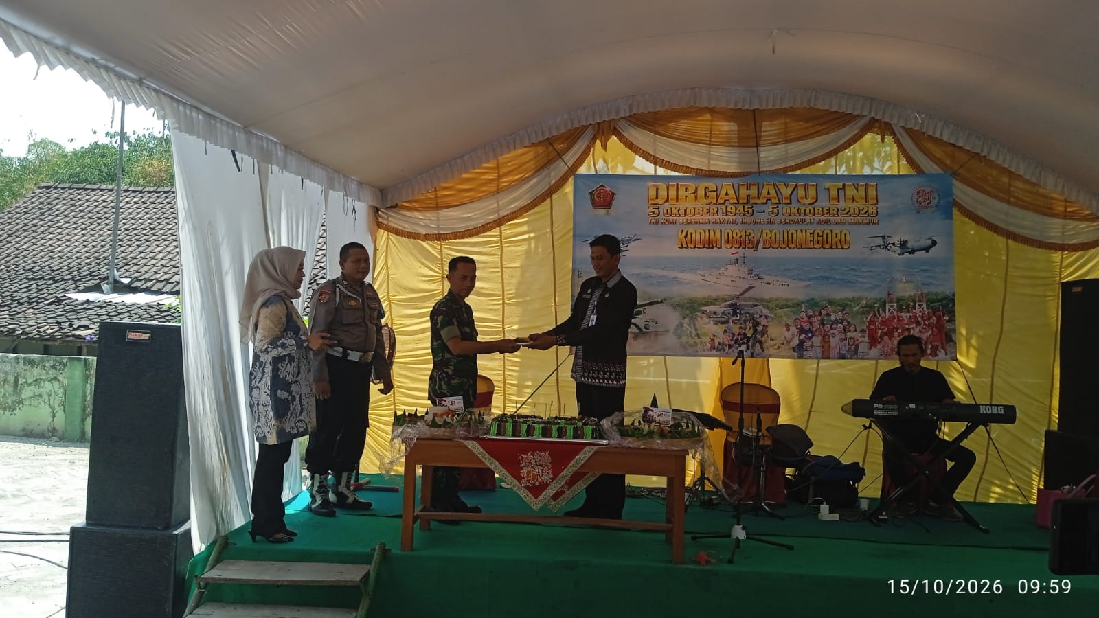 PERINGATAN HUT TNI-81 KECAMATAN TAMBAKREJO 2026